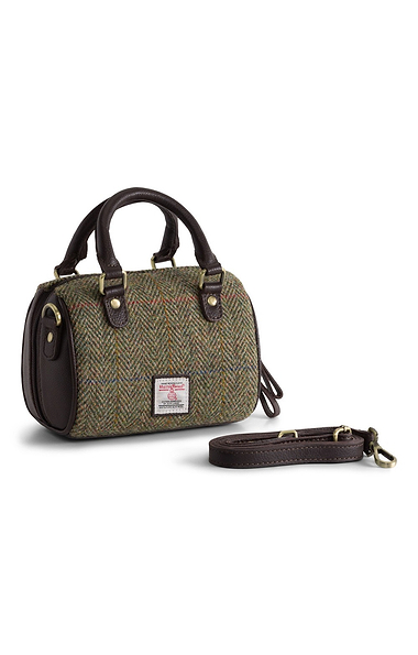 Ladies Harris Tweed® Small Barrel Bag