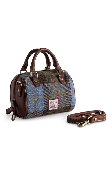 Ladies Harris Tweed® Small Barrel Bag