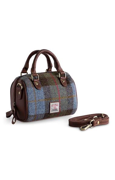 Ladies Harris Tweed® Small Barrel Bag