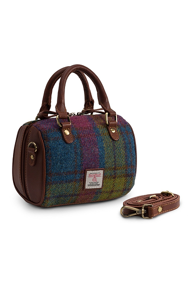Ladies Harris Tweed® Small Barrel Bag
