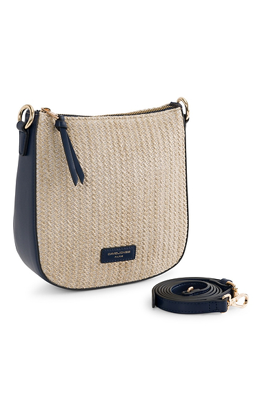 Ladies Straw Cross Body Bag