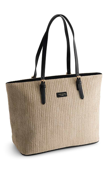 Large Straw Shopper Bag
