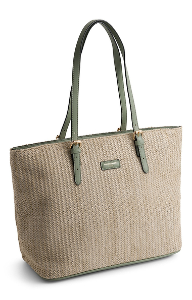 Large Straw Shopper Bag