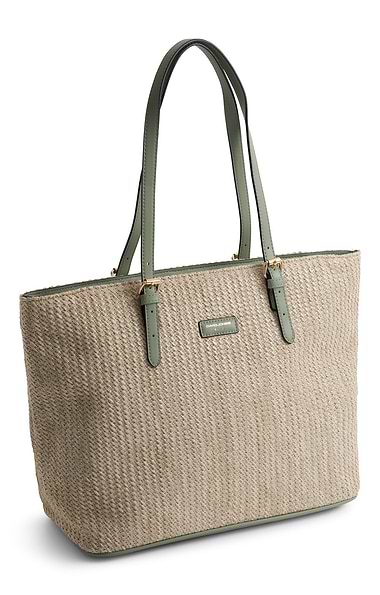 Large Straw Shopper Bag