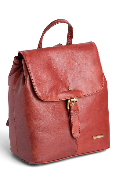 Ladies Small Leather Backpack