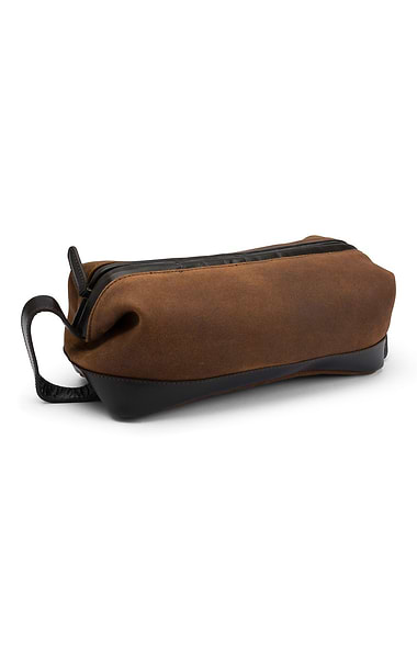 Men's Leather Doctor Style Washbag