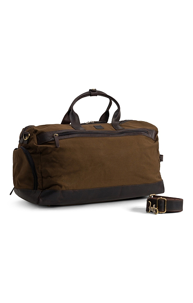 Canvas and Leather Holdall