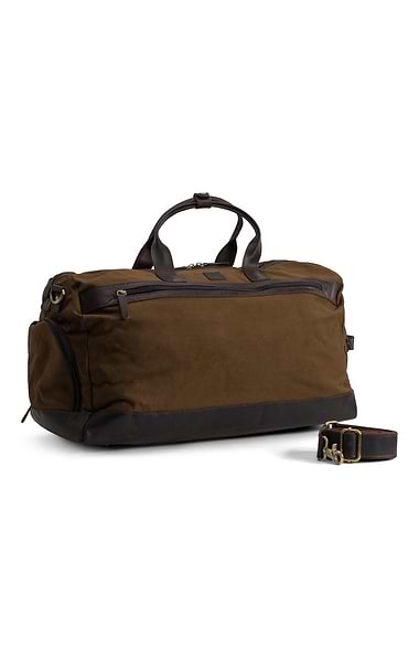 Canvas and Leather Holdall