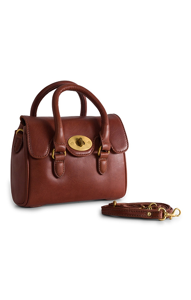 Ladies Small Lock Satchel