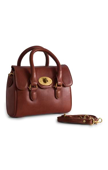 Ladies Small Lock Satchel
