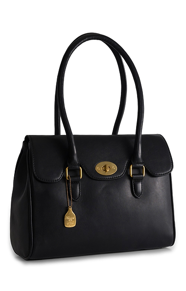Ladies Large Lock Satchel