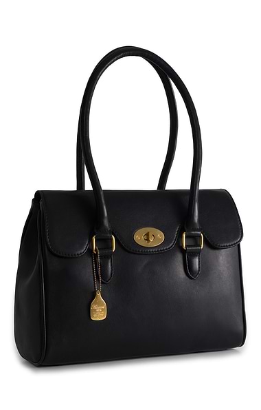 Ladies Large Lock Satchel