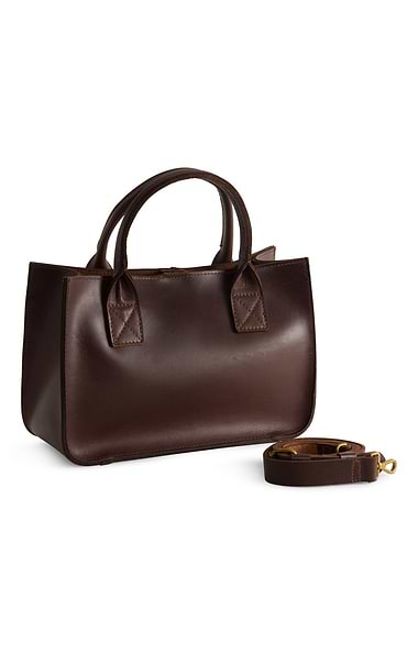 Ladies Small Leather Shopper