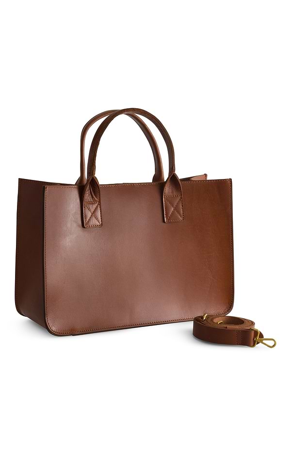 Ladies Medium Leather Shopper