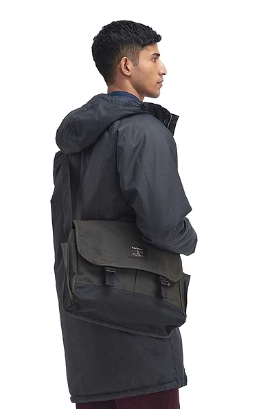 Barbour Field Wax Messenger Bag