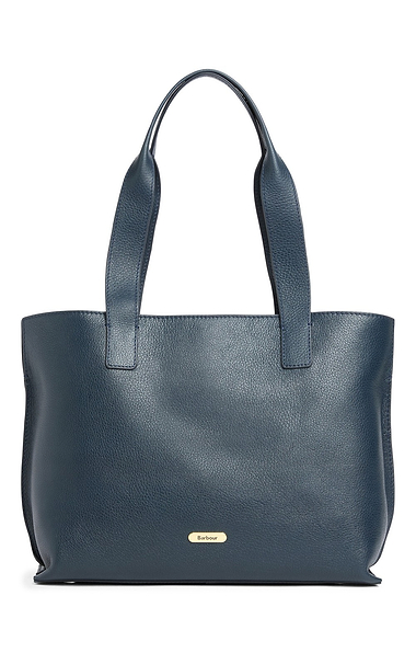 Ladies Barbour Alder Large Leather Tote Bag