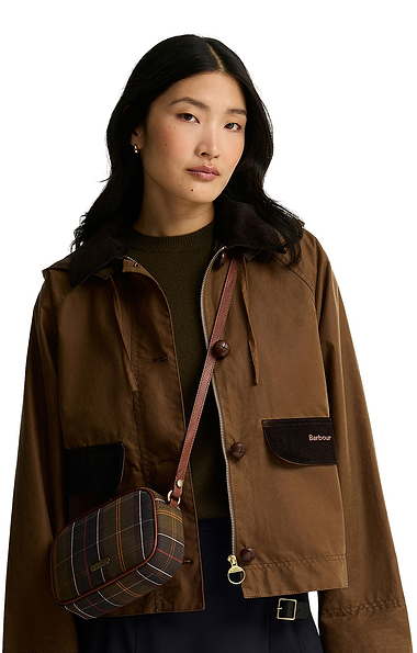 Ladies Barbour Daphne Mini Tartan Crossbody Bag