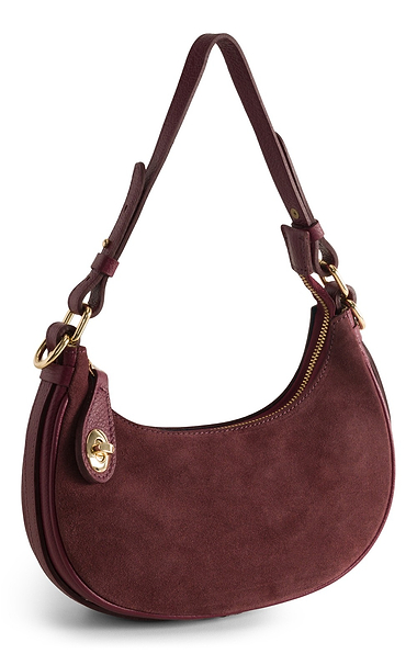 Ladies Small Suede Shoulder Bag