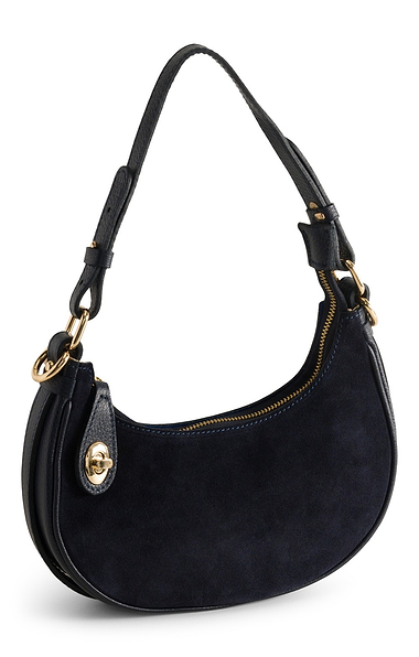 Ladies Small Suede Shoulder Bag