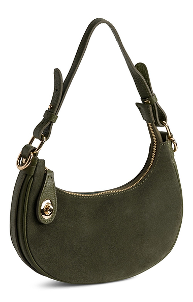 Ladies Small Suede Shoulder Bag