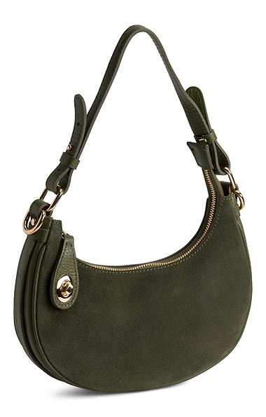 Ladies Small Suede Shoulder Bag