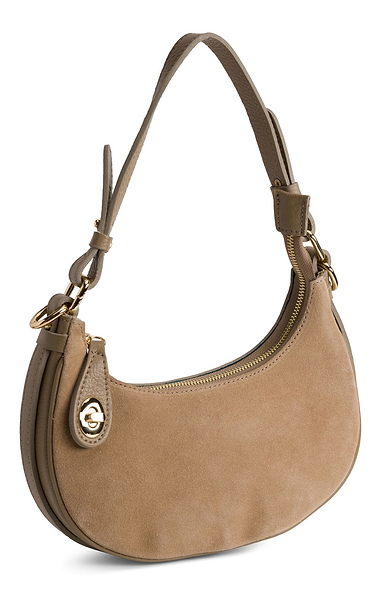 Ladies Small Suede Shoulder Bag