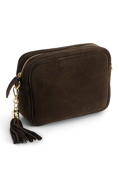 Ladies Suede Box Bag
