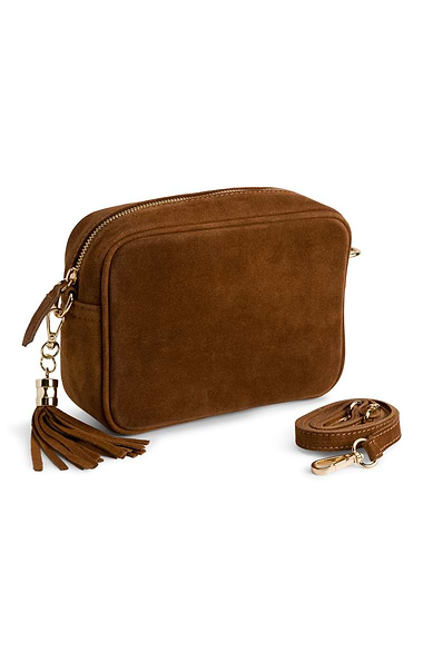 Ladies Suede Box Bag