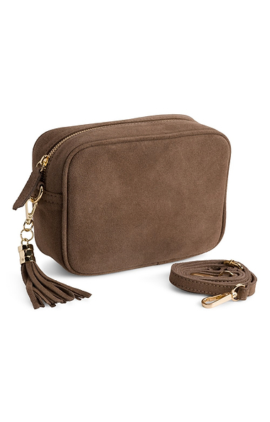 Ladies Suede Box Bag