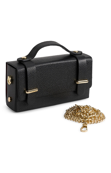 Ladies Leather Top Handle Crossbody Bag