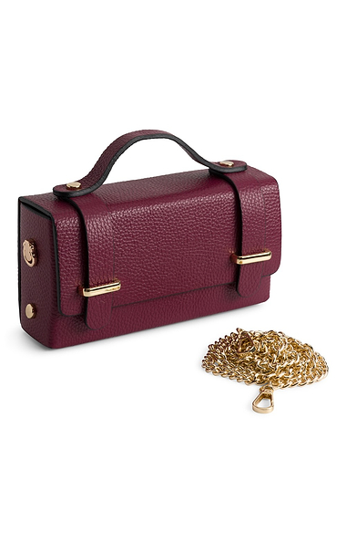 Ladies Leather Top Handle Crossbody Bag