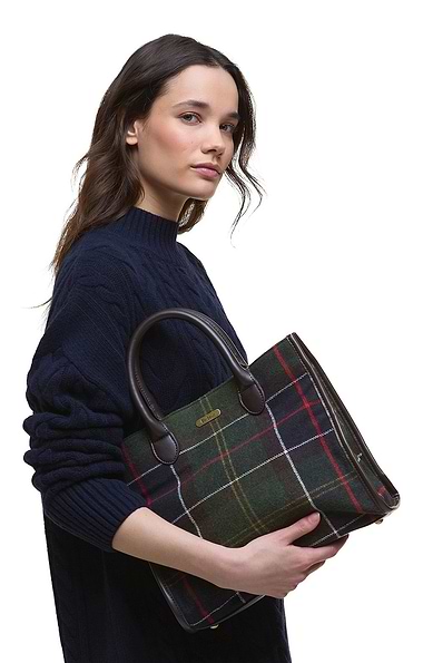 Ladies Barbour Barrhill Tartan Tote