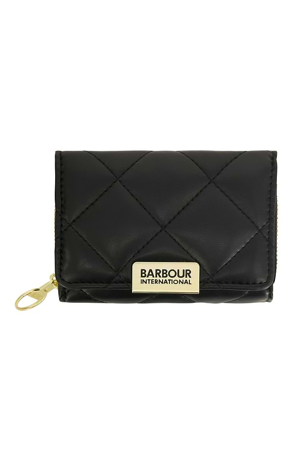 Ladies Barbour International Tri Fold Purse