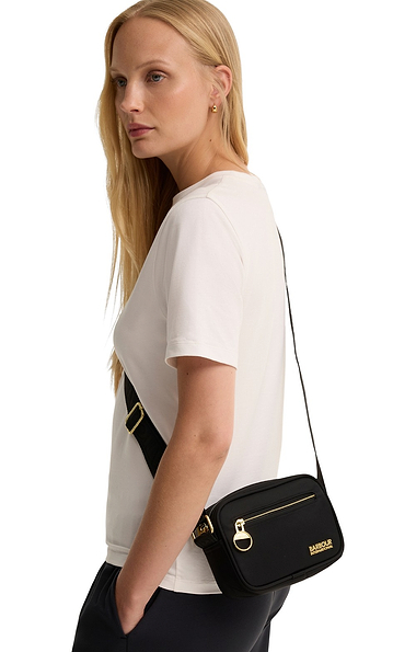 Ladies Barbour International Qualify Mini Cross Body Bag