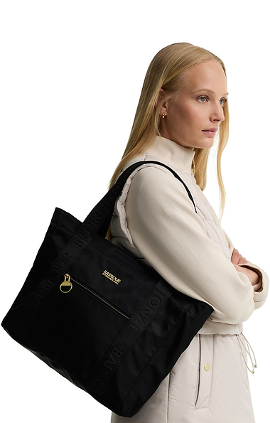 Ladies Barbour International Q Carryall Tote Bag