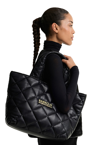 Ladies Barbour International Square Battersea Tote