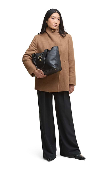 Ladies Barbour Alder Leather Tote