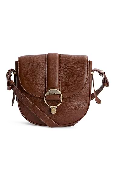 Ladies Barbour Elm Leather Crossbody Bag