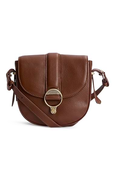 Ladies Barbour Elm Leather Crossbody Bag