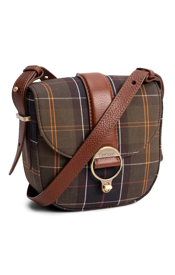 Ladies Barbour Elm Tartan Crossbody