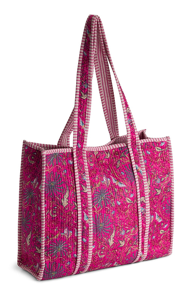 Ladies Quilted Cotton Tote Bag