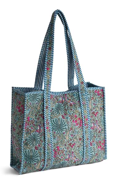 Ladies Quilted Cotton Tote Bag