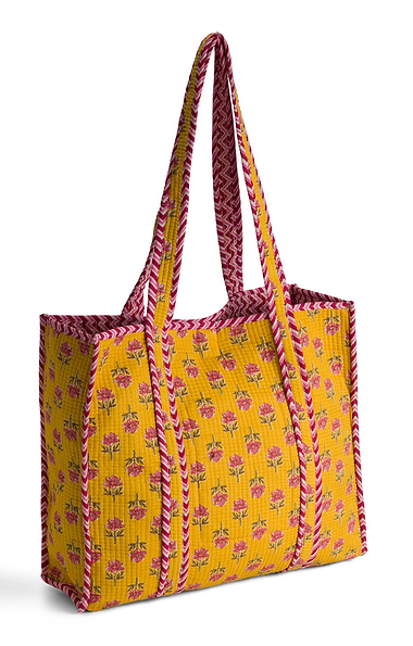 Ladies Quilted Cotton Tote Bag