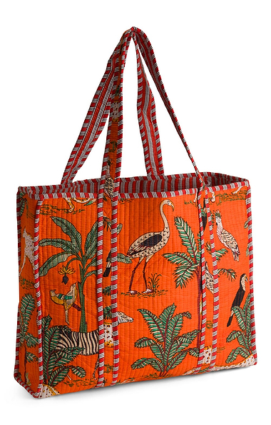 Ladies Quilted Cotton Tote Bag