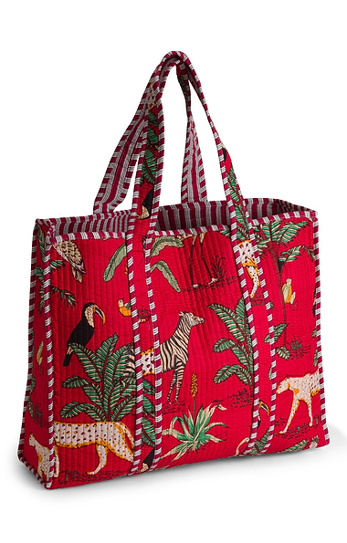 Ladies Quilted Cotton Tote Bag