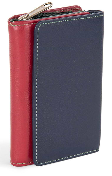 Ladies Flap Open Zip Purse