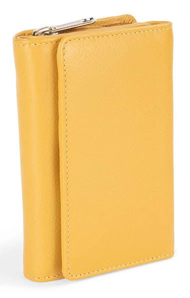 Ladies Flap Open Zip Purse