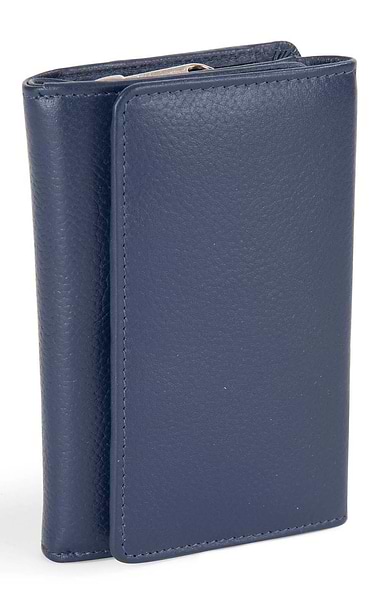 Ladies Flap Open Zip Purse