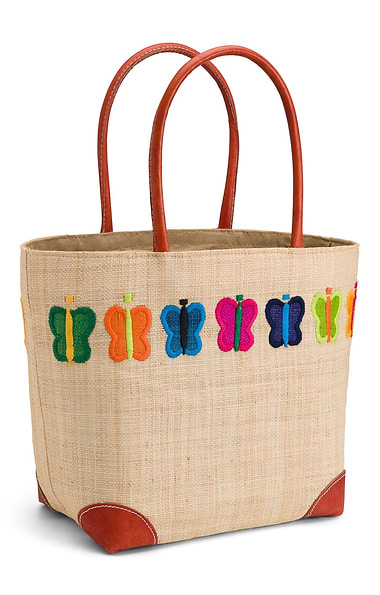 Ladies Large Butterfly Tote Bag
