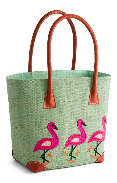 Ladies Small Flamingo Tote